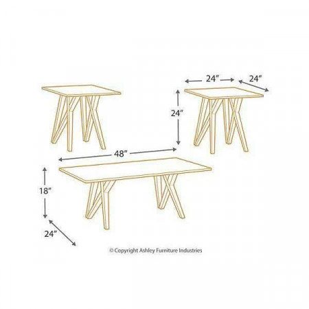 T350 - 13 : Bộ Bàn Trang Trí - 3 Sản Phẩm